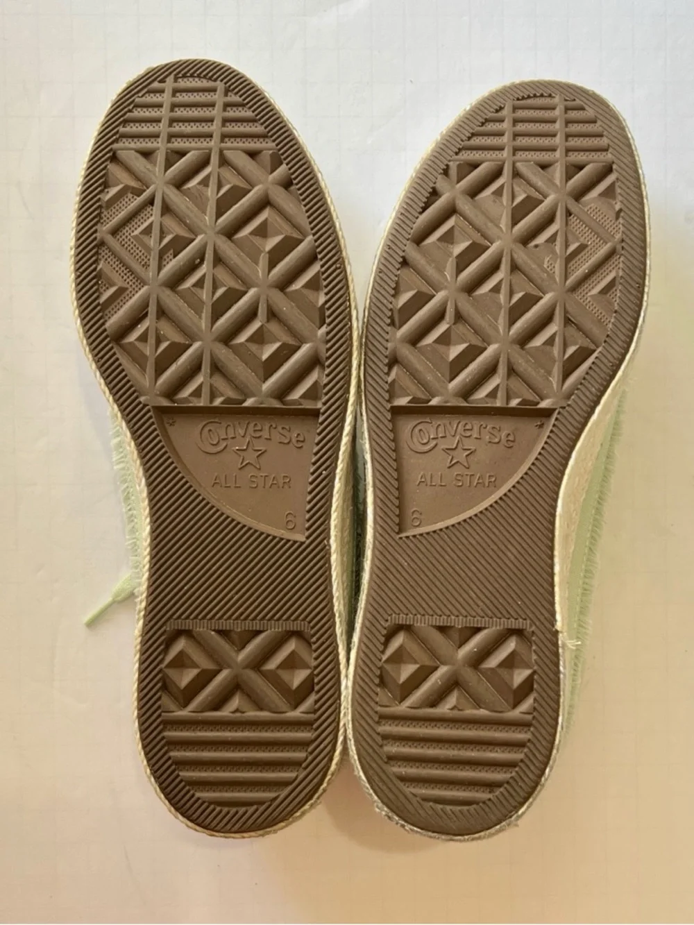 Converse Trail to Cove green oxide/white espadrilles US Women’s 8 UK 6